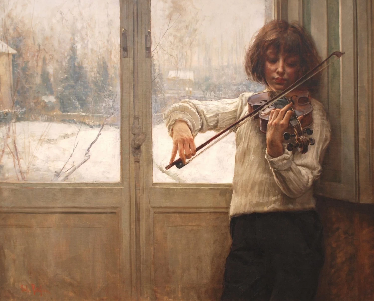 Ragazza che suona il violino